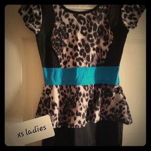 Waist slimming mini dress